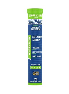 Applied Nutrition Endurance Hydration Electrolyte, Lemon Lime, 20 Tablets