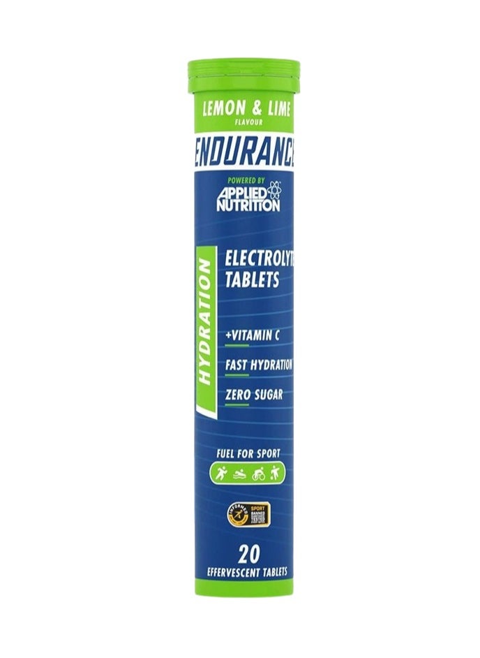 Applied Nutrition - Applied Nutrition Endurance Hydration Electrolyte, Lemon Lime, 20 Tablets - Image 1