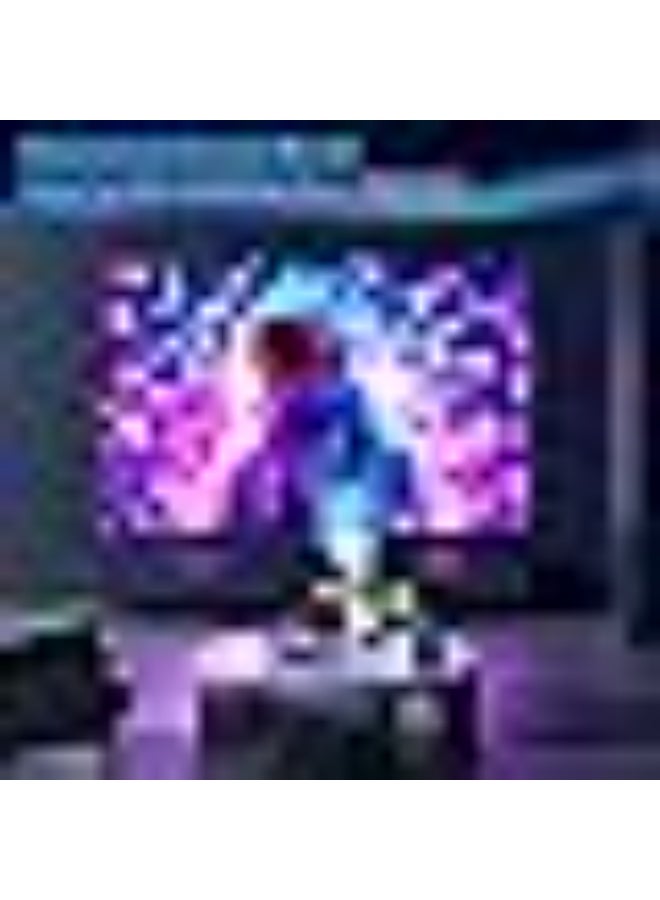 Mini Projector 1080P 4K Support with WiFi 6 & Two-way Bluetooth 5.2, Portable HY300 Pro+ Smart Projector Manual Focus, 180° Rotatable, Movie Home Bedroom Outdoor Projector for Phone, Laptop, PC, White - Image 4