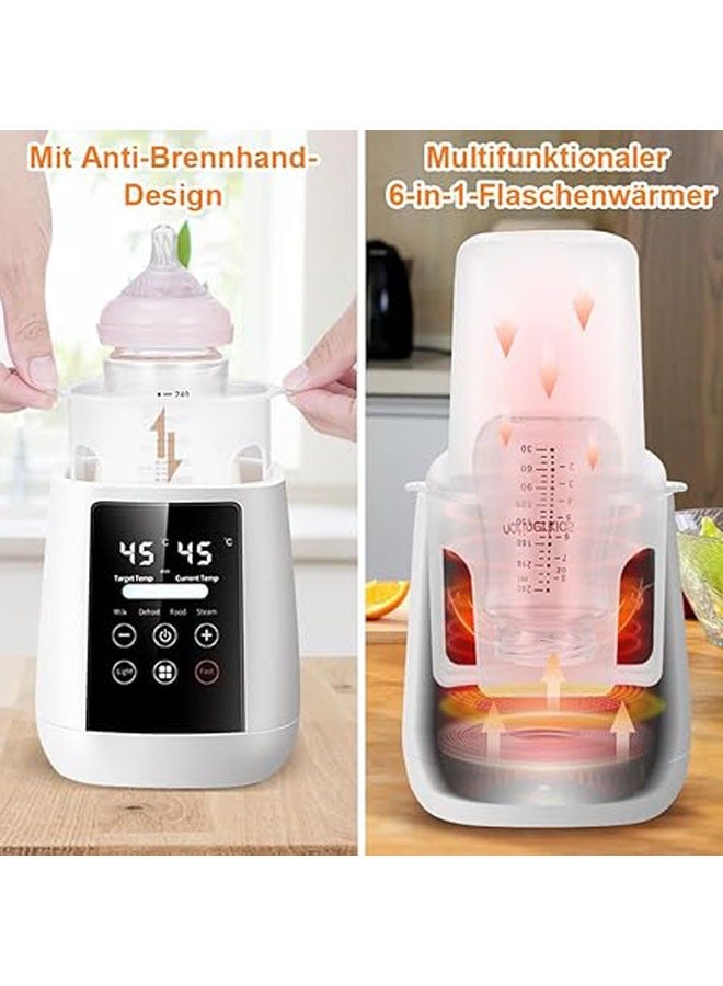 general Baby Bottle Warmer, 6-in-1 Electric Bottle Warmer for Fast and Uniform Baby Bottle Warmer with LCD Display, Adjustable Temperature, All Baby Bottles Turn Off Automatically  - Image 2