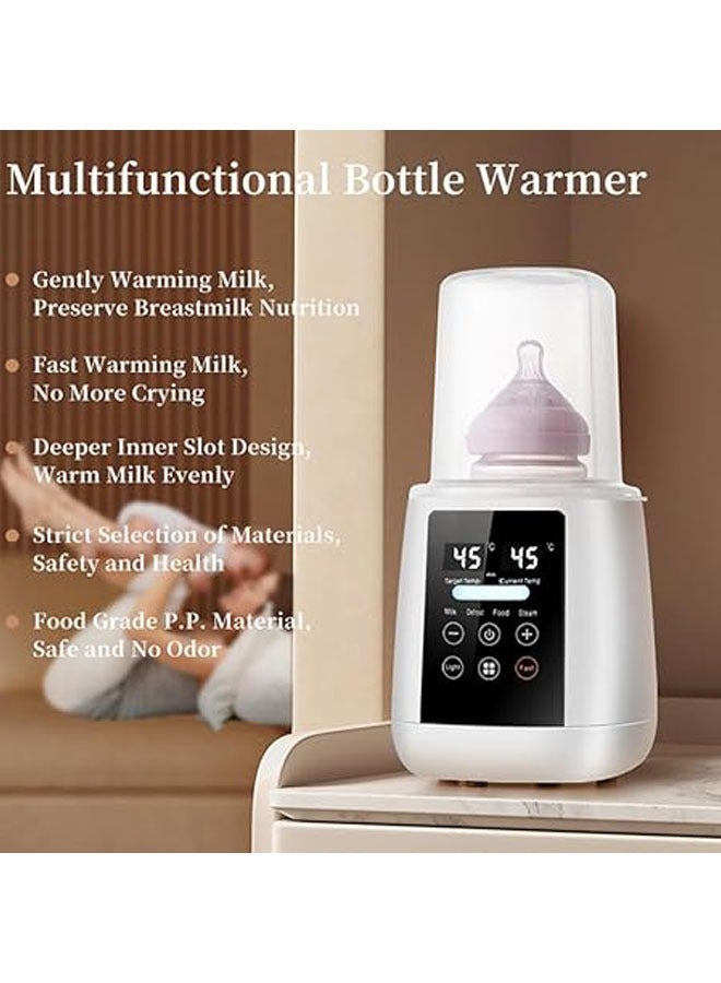 general Baby Bottle Warmer, 6-in-1 Electric Bottle Warmer for Fast and Uniform Baby Bottle Warmer with LCD Display, Adjustable Temperature, All Baby Bottles Turn Off Automatically  - Image 3