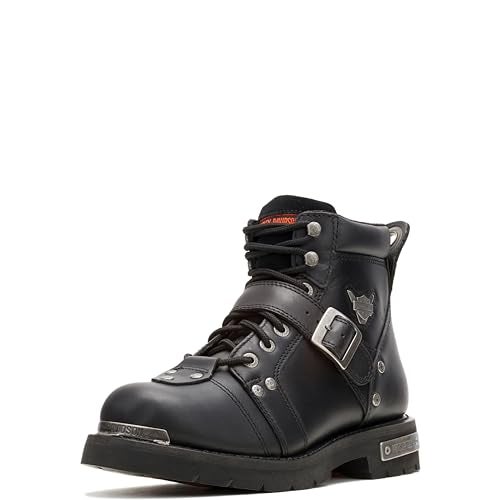 HARLEY DAVIDSON HARLEY-DAVIDSON FOOTWEAR Men's Brake Buckle Boot,Black,11 M - Image 4