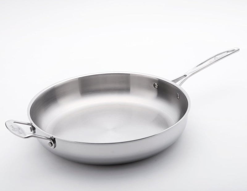 USA Pan USA Pans Cookware 5Ply Stainless Steel Gourmet Chef Skillet With Cover 13 Inch  - Image 2