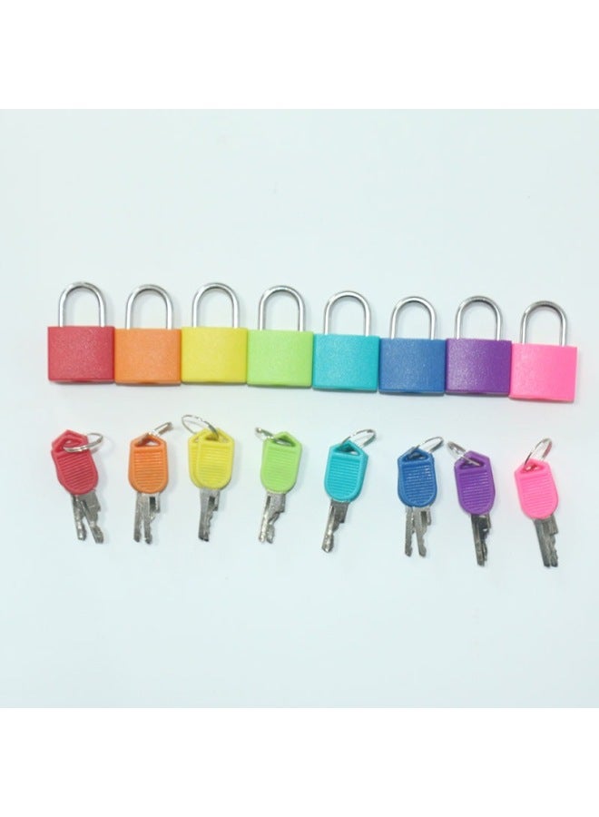 Montessori Teaching Aids Sensory Teaching Aids Early Education Educational Toys Montessori Teaching Aids Unlocking Practice Games-Color:8 Color Lock - Image 1
