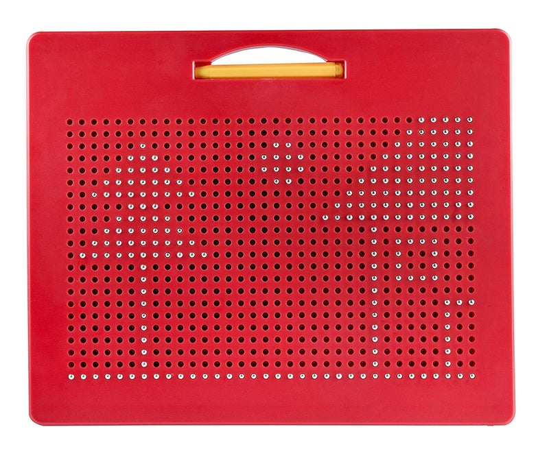 Playmags Magnetic Drawing Board Large Writing Tablet for Kids  Toddlers Magnet Beads wDrawing Stylus 12 x 10  STEM Educational Activities for Boys  Girls Ages 48 - Image 2