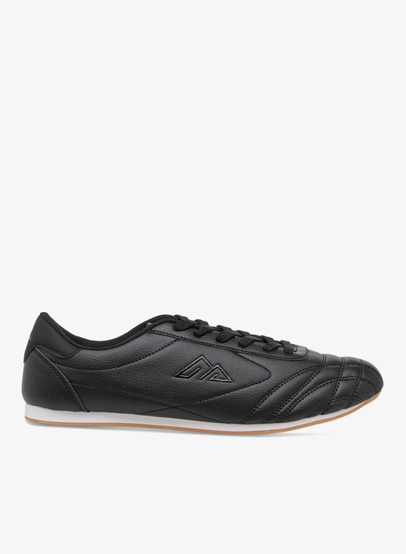 Stitch Detail Sneakers with Lace-Up Closure
