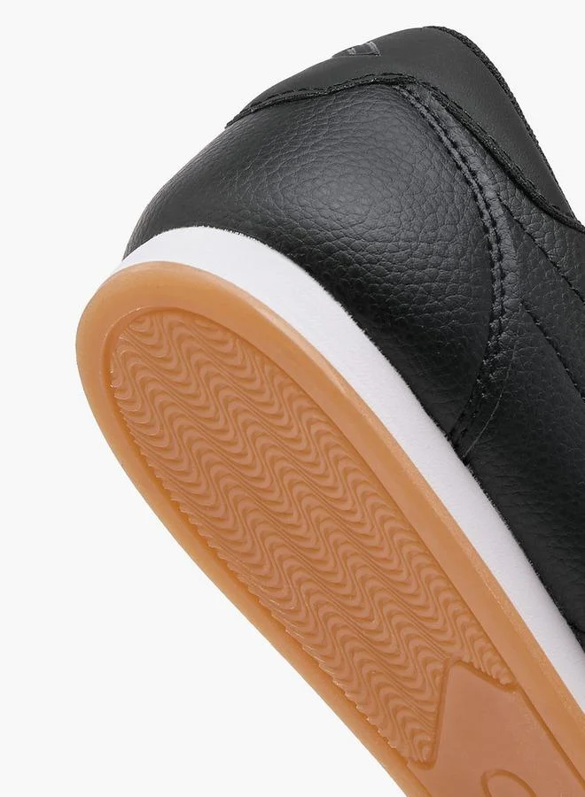 Oaklan by Shoexpress BLACK Stitch Detail Sneakers with Lace-Up Closure for Men | Best Price UAE