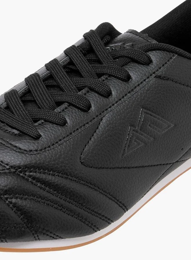 Oaklan by Shoexpress BLACK Stitch Detail Sneakers with Lace-Up Closure for Men | Best Price UAE