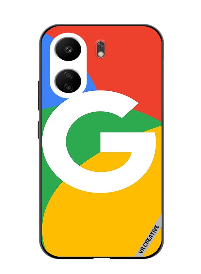 VR CREATIVE Protective Case Cover For Xiaomi Redmi 13C Google Logo Design Multicolour - Image 1