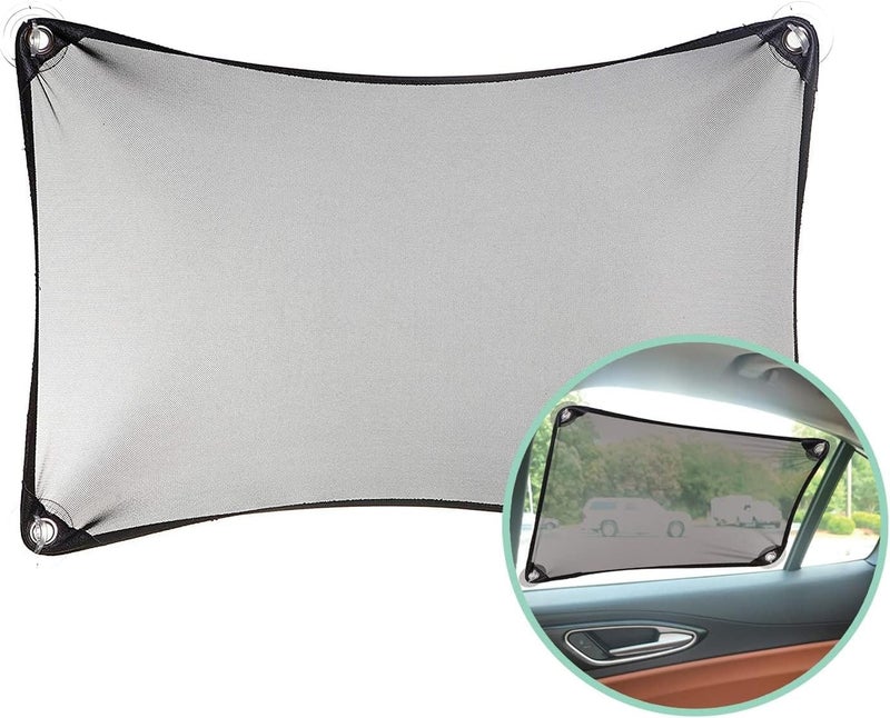 Little Chicks Stretchable Custom Fit Car Window Shade  Sunshade Sun Protector for Cars Trucks SUVs Easy Installation for Baby  Kids - Image 1