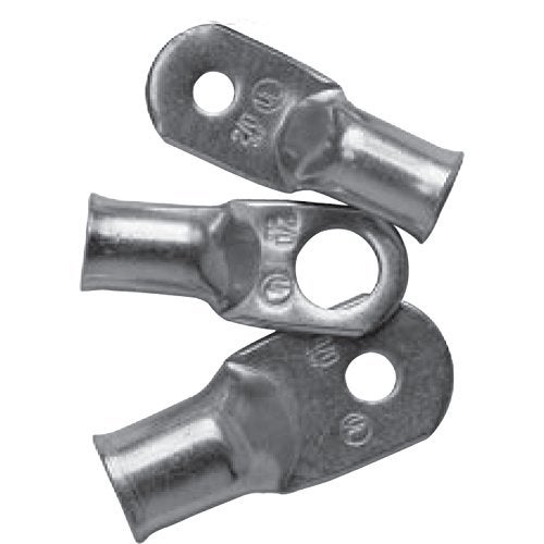 Ancor 244254 Marine Grade Electrical Heavy Duty Tinned Copper Lugs 4Gauge Size 14 Screw 100Pack - Image 1