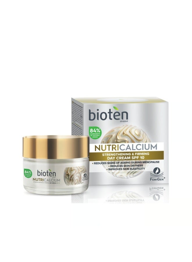 bioten Nutricalcium Strengthening & Firming Day Cream SPF10 50ml - Image 1