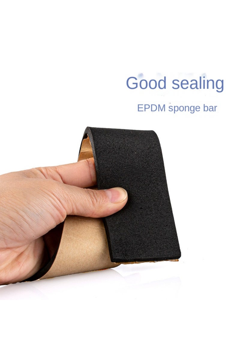 erorex Rubber Self Adhesive Sponge Seal Strip Single Sided Adhesive EVA Black Foam Anti-collision Seal G... - Image 4