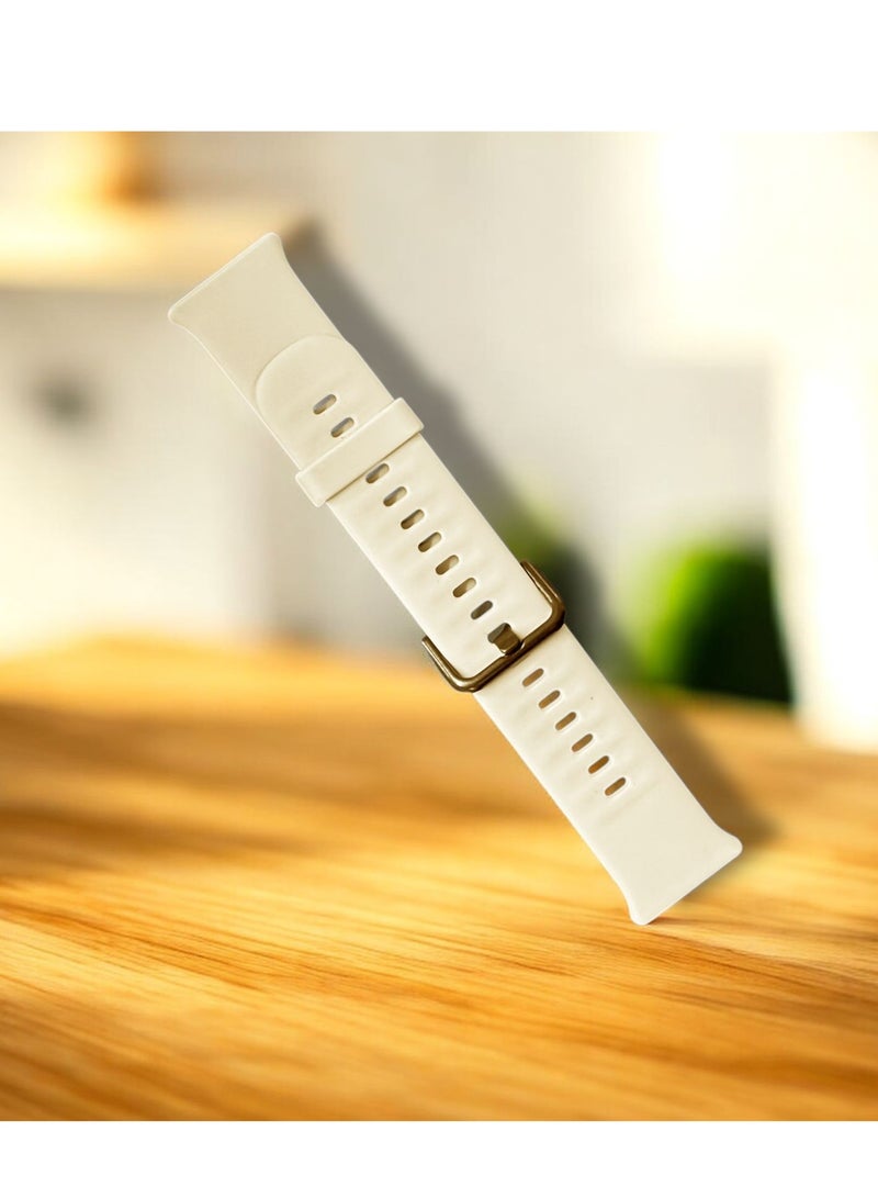 Breathable Silicone Strap for Huawei Watch Fit4 Pro 2025 Soft Silicone Sports Band Adjustable Design for Huawei Watch Fit4 Pro 2025 - Image 1