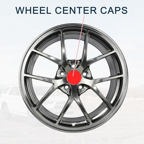 TUCKBOLD Wheel Center Caps Hub Caps Rim Center Caps for Infiniti FX35 FX45 2003-2004 No.40315CG210 Wheel Caps Hubcap Center Covers Silver Tone 1 Pc - Image 3