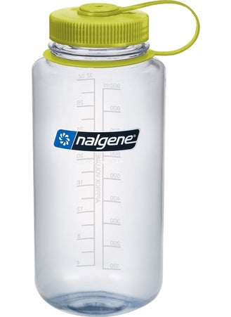 Nalgene 32OZ Wm Clear / Green Cap Tritan Water Bottle  - Image 2