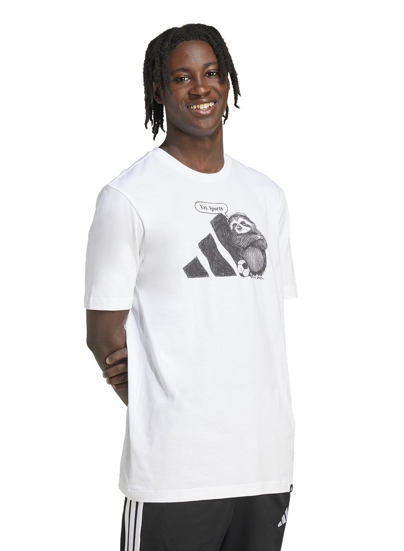 Adidas Yay Sports Graphic T-Shirt  - Image 4