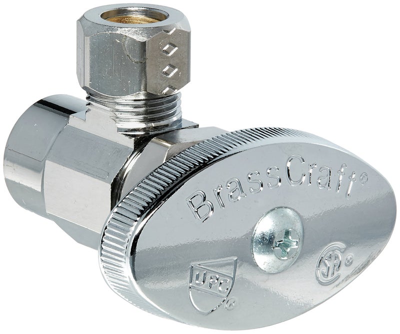 BRASSCRAFT ANGLE VALVE 1/2" SWEAT X 3/8 COMP R19X C - Image 3