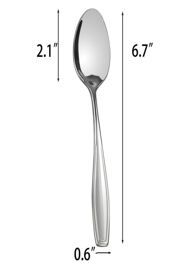 Pekky Stainless Steel Dessert Spoon, 12 Pieces Small Spoons Set - Image 3