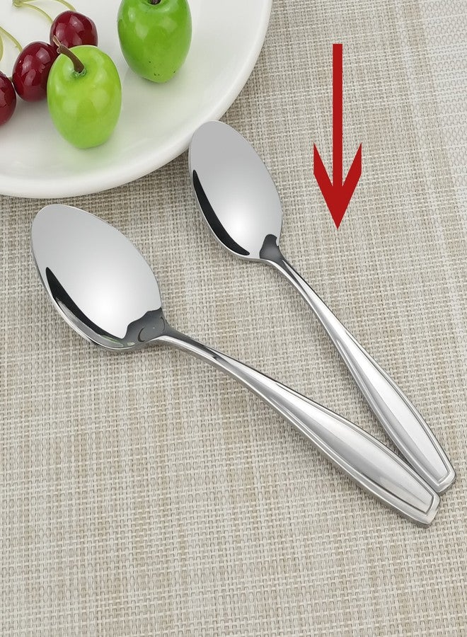 Pekky Stainless Steel Dessert Spoon, 12 Pieces Small Spoons Set - Image 4