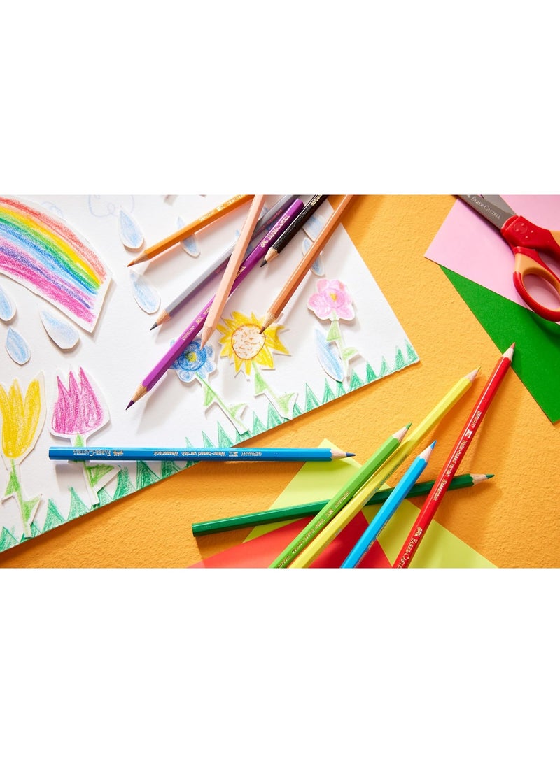 Faber-Castell Eco-Friendly Colouring Pencils, Pack of 48, Sharpener, Carton Box - Image 5