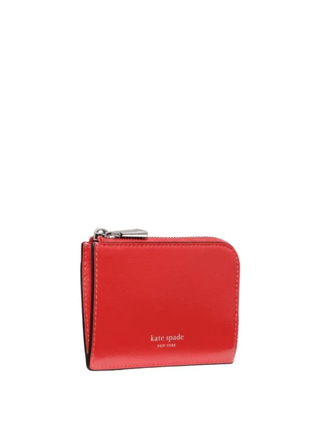 كيت سبيد Mini Zip Card Case Smooth Leather Mini Zip Card Case