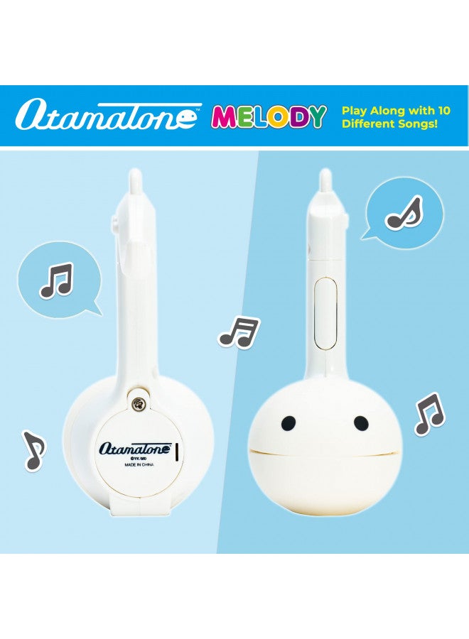 Otamatone Otamatone [Melody Series] Japanese Electronic [Mini Size] Musical Instrument [11 Pre-Programmed Songs] Portable Synthesizer from Japan by Cube/Maywa Denki [English Instruction], White  - Image 1