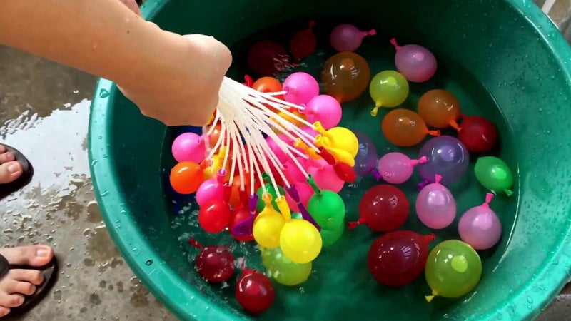 Evisha Holi Magic Water Balloons with 1 Nozzle Automatic Tie Set of 3 Perfect for Holi Celebration Water Bolloons for Girls, Pichkari for Kids, Boys & Girls, Water Gun for Children - Image 4