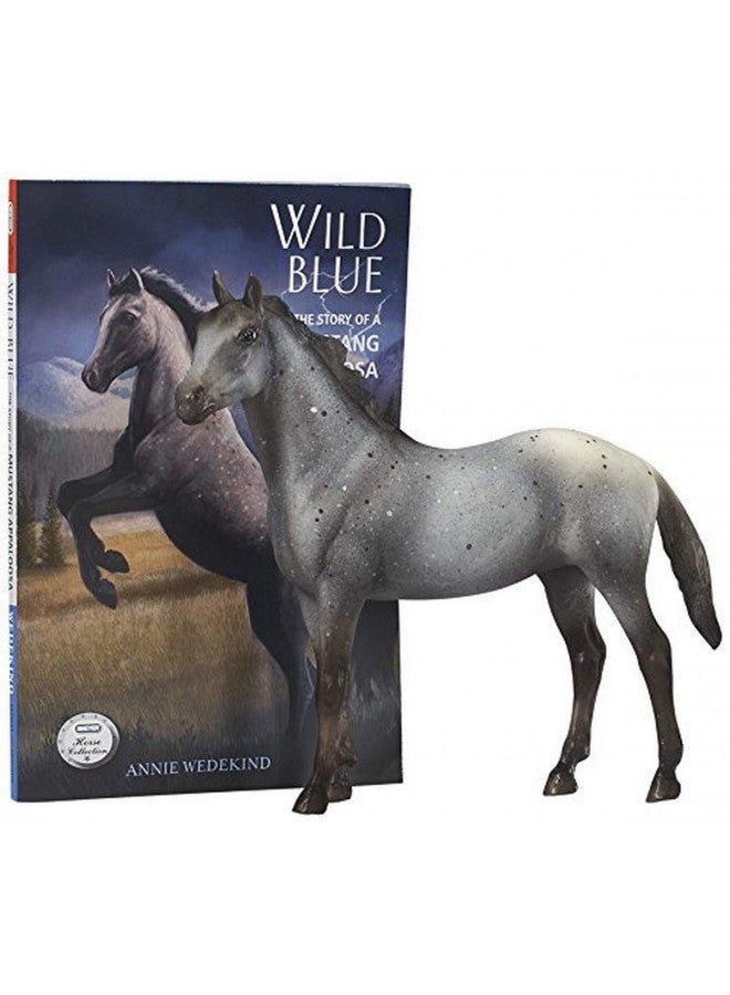 Breyer Classics Wild Blue: Book and Horse Toy Set (1:12 Scale) - Image 1