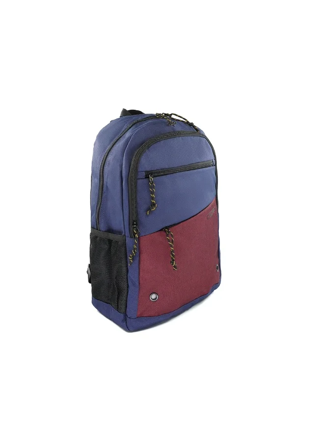Cedro Cedro School Backpack – Navy/Burgundy