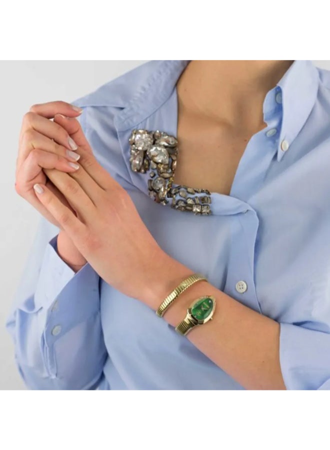 JUST CAVALLI Women's Gold Signature Snake Quartz Watch - JC1L208M0045 - Image 4