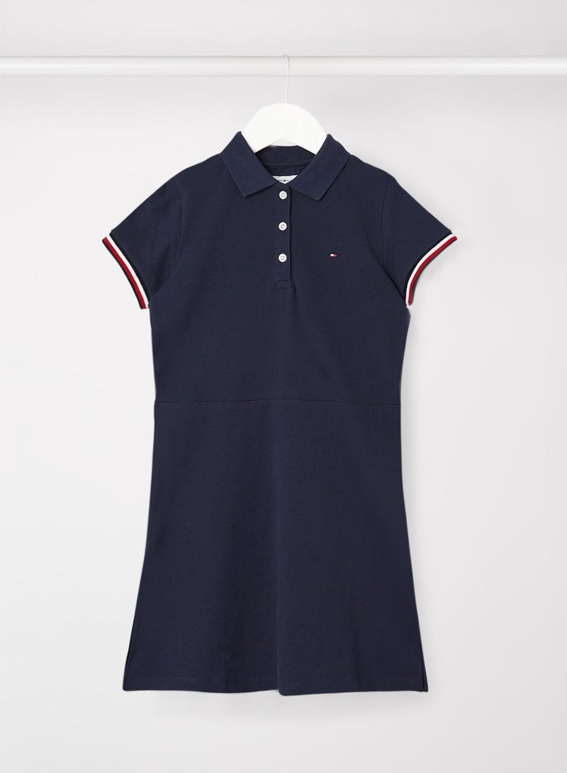 TOMMY HILFIGER Kids Essential Polo Dress - Image 1