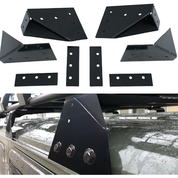rayihni Side Mount Trailer Roof Rack Bracket for Awning, Teardrop, Ladder, Camper, RV, Utility Box, Enclosed Trailer, Custom-Made Heavy-Duty Rack Brackets for Front Runner Rack, Basket Rack, or Rooftop Tent - Image 1