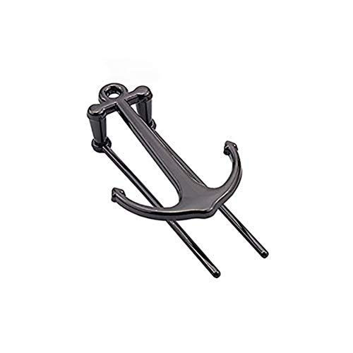 OOCC Creative Anchor Bookmark for Reading Hands Free Metal Bookmark Page Holder Book Holder Students Teachers Graduation Gifts School Office Supplies (Black) - Image 1