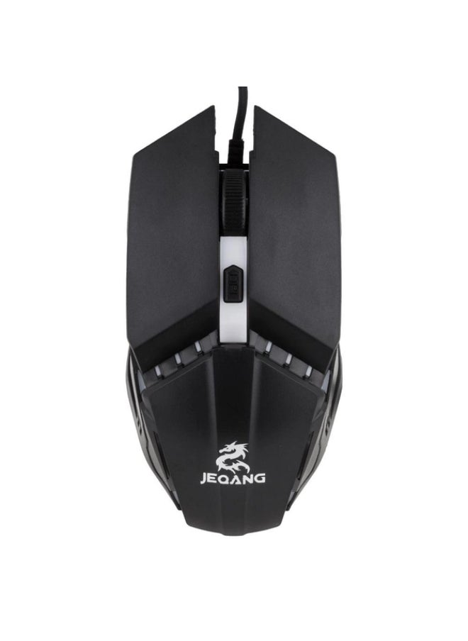 JEQANG Mechanical Feel Keyboard And Optical Gaming Mouse Set Mechanical Keyboard Bundle ,Keyboard w/ Mouse Set  - Image 4