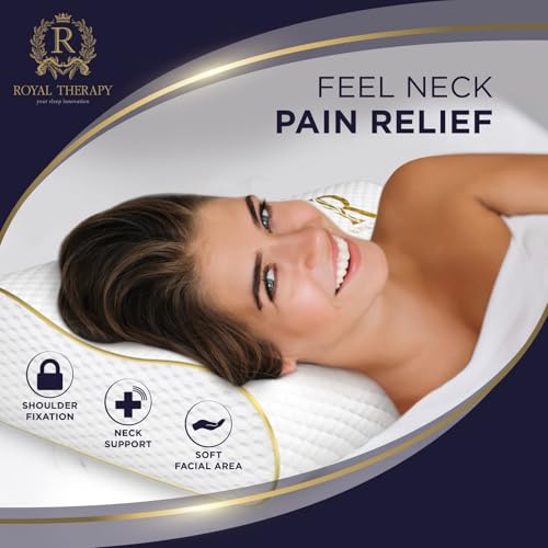 Royal Therapy 4-Layer King, Contour Pillow, Side Sleeper Pillow, Orthopedic Pillow, Neck Support Pillow, Pillow for Neck Pain, Pillow for Side Sleepers, CertiPUR-US - Image 2