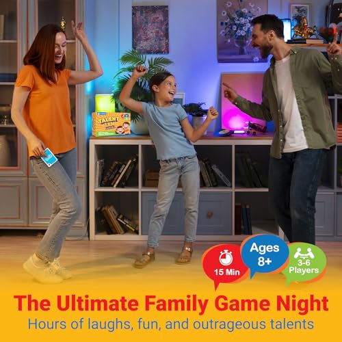ThinkPsych Talent Jam Hilarious Talent Show Charades Game Fun Family Games for Kids and Adults Family Game Night for Teens - Image 5