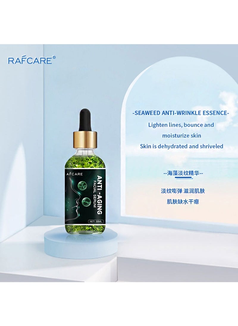 AFCARE Anti -Aging Seaweed Face Serum，Seaweed Anti-wrinkle Essence Niacinamide Hydrating, Moisturizing, Repairing, Lightening Fine Lines Essence (30ml)  - Image 5