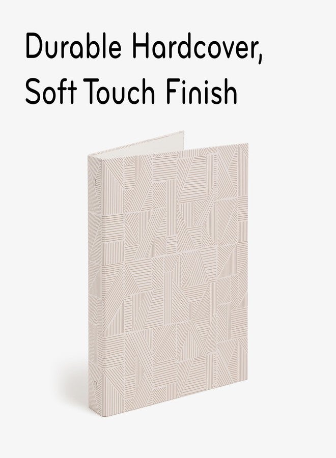 U Brands Eco-Conscious 1" Binders, Set of 2, Lush Stripes Prints, Silver Metal O-Rings - Image 5