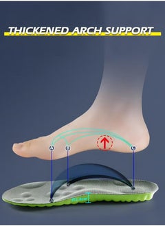 XiuWoo Breathable Sports Shoes Insole,Providing Excellent Shock Absorption and Cushioning for Feet Relief, Comfortable Insoles Men and Women Shoe Accessories  - Image 3
