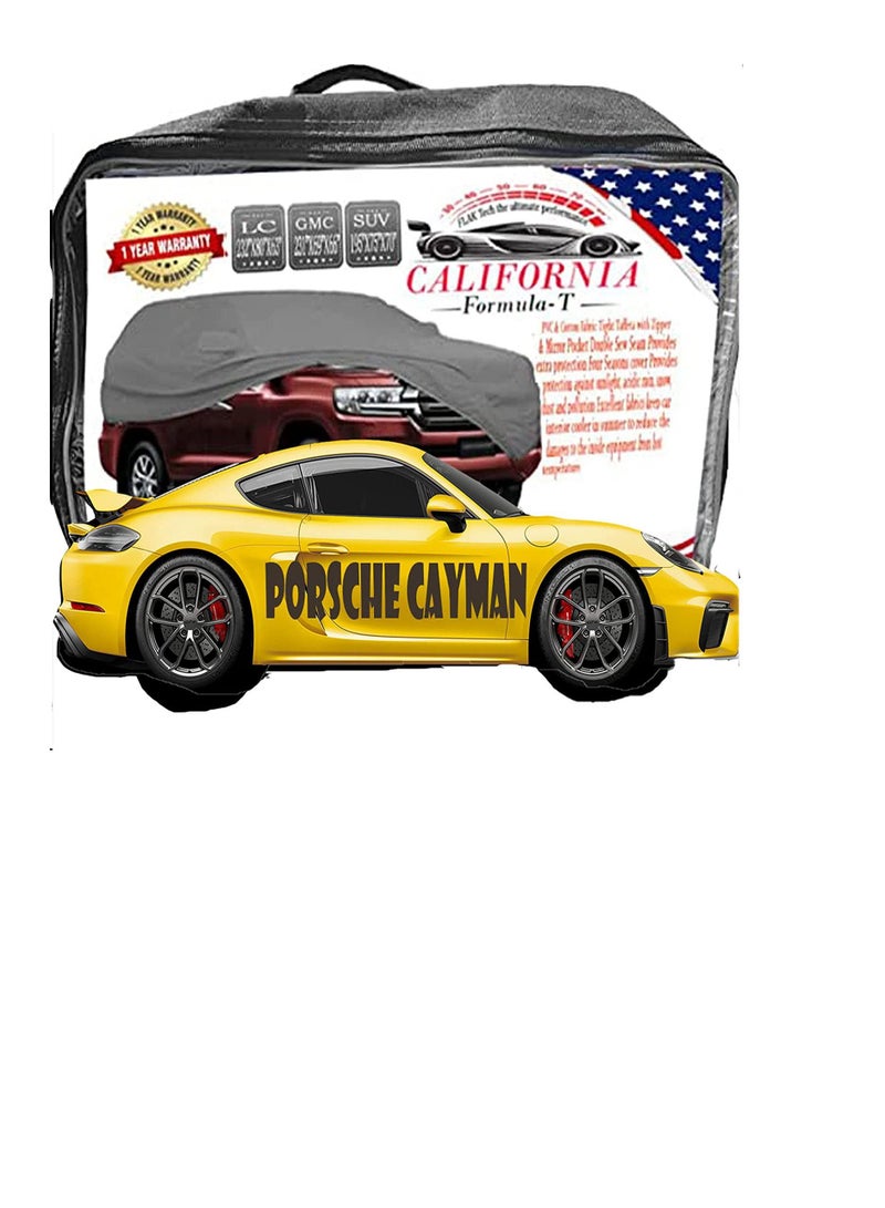 California formula-T California Car body Cover Windproof  Scratch Resistant Cover with Working Gloves 