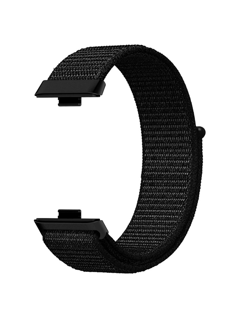 Harse - Sport Loop Band compatible with Huawei Watch Fit 3, designed as an adjustable nylon woven strap for men and women. Stretchy braided wristband that is breathable and comfortable - Image 1