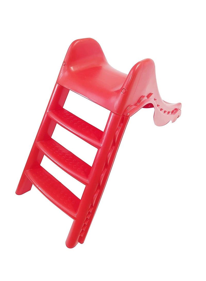 BABYCARA Children's Play Slide for Indoor And Outdoor Red  - Image 2
