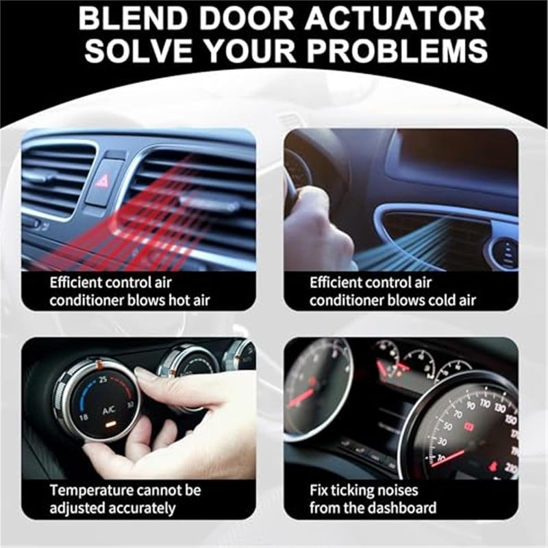 Wivplex HVAC Heater Blend Air Door Control Actuator for Chevrolet Equinox - Image 2