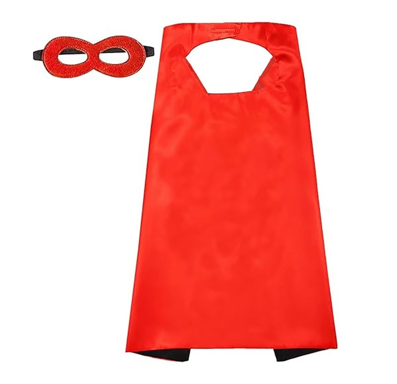 FancyDressWale Superhero plain capes for birthday return gift for kids (Red) - Image 4