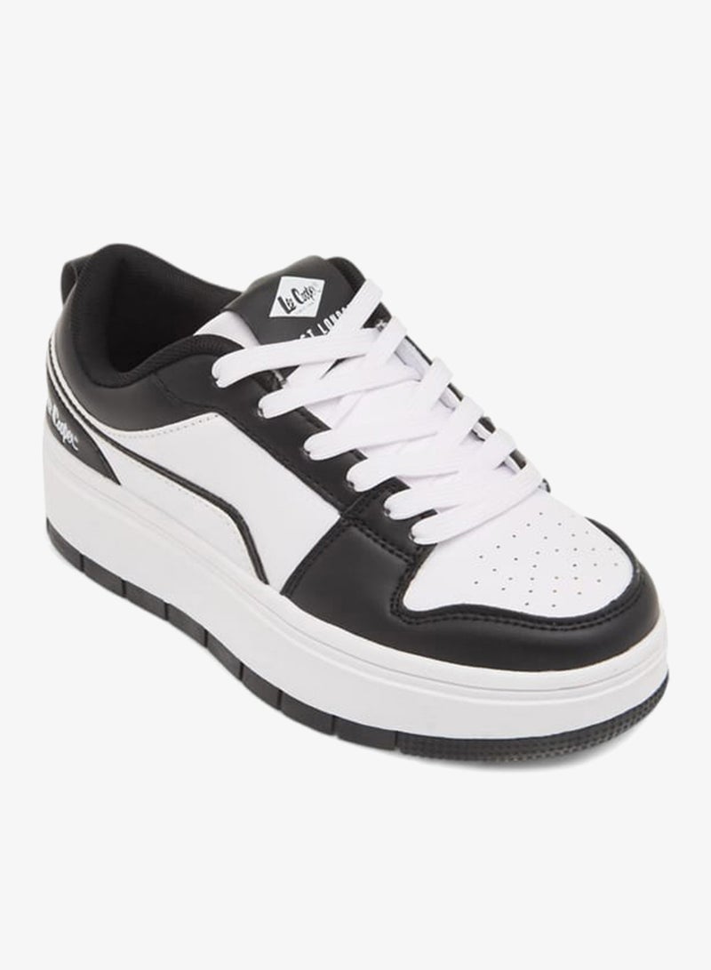 Lee Cooper Womens Ankle Sneakers With Lace-Up Closure - Image 1
