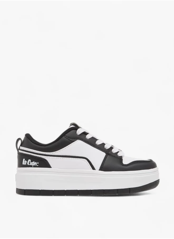 Lee Cooper Womens Ankle Sneakers With Lace-Up Closure