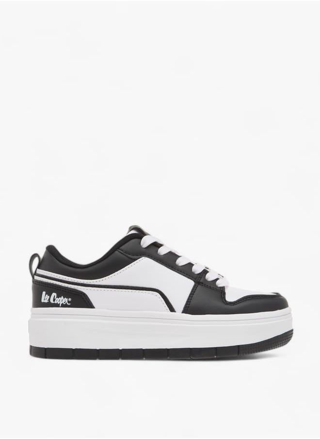 Lee Cooper Womens Ankle Sneakers With Lace-Up Closure  - Image 2