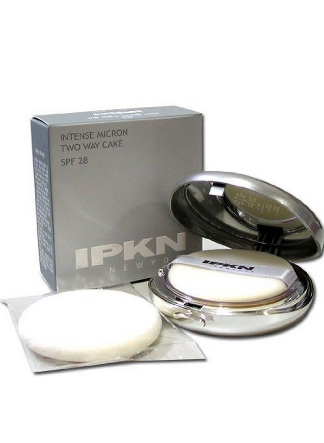 IPKN Intense Micron Two Way Cake Spf 28 No.21 Nude Beige - Image 3