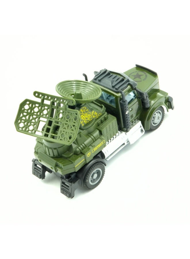 Mini Machines ماكينات ميني ميني R/C شاحنة عسكرية - رايدار | مقياس 1:64 | 4 قنوات | العمر 3 سنوات وما فوق - Image 4